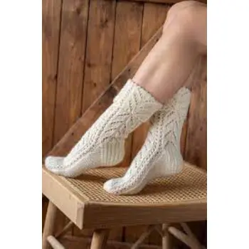 Hand Knitted Wool Womens Socks